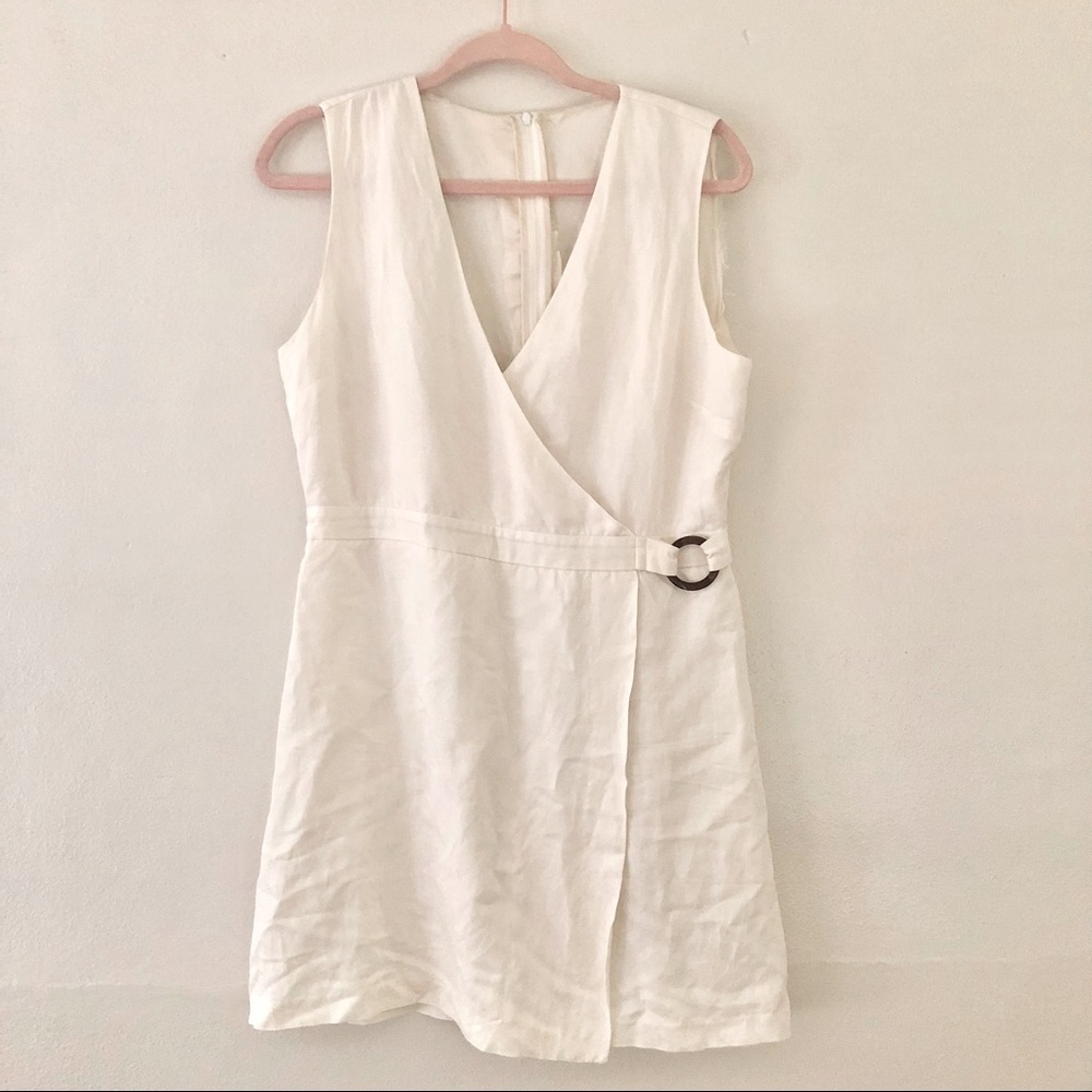 H&M White Mini Dress